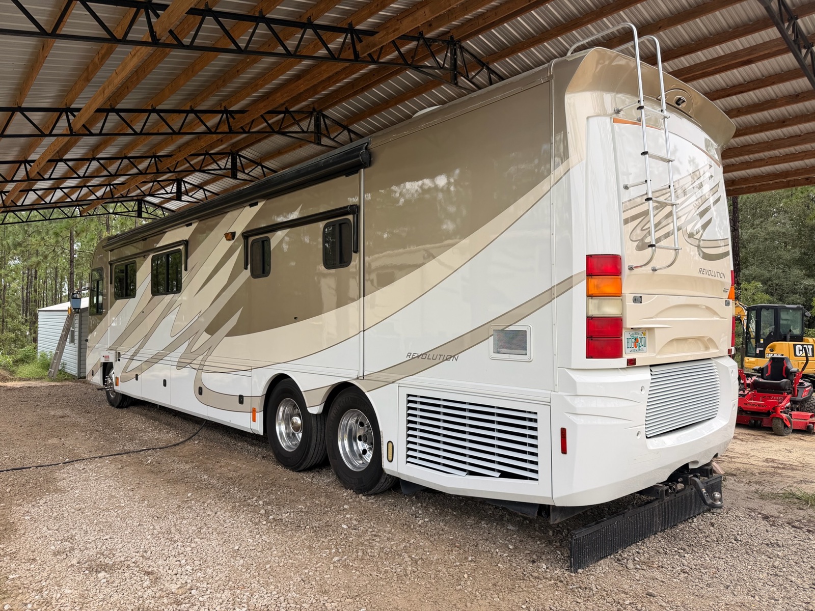 Class A motorhome detailed inside and out